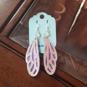 Faux Leather Earrings